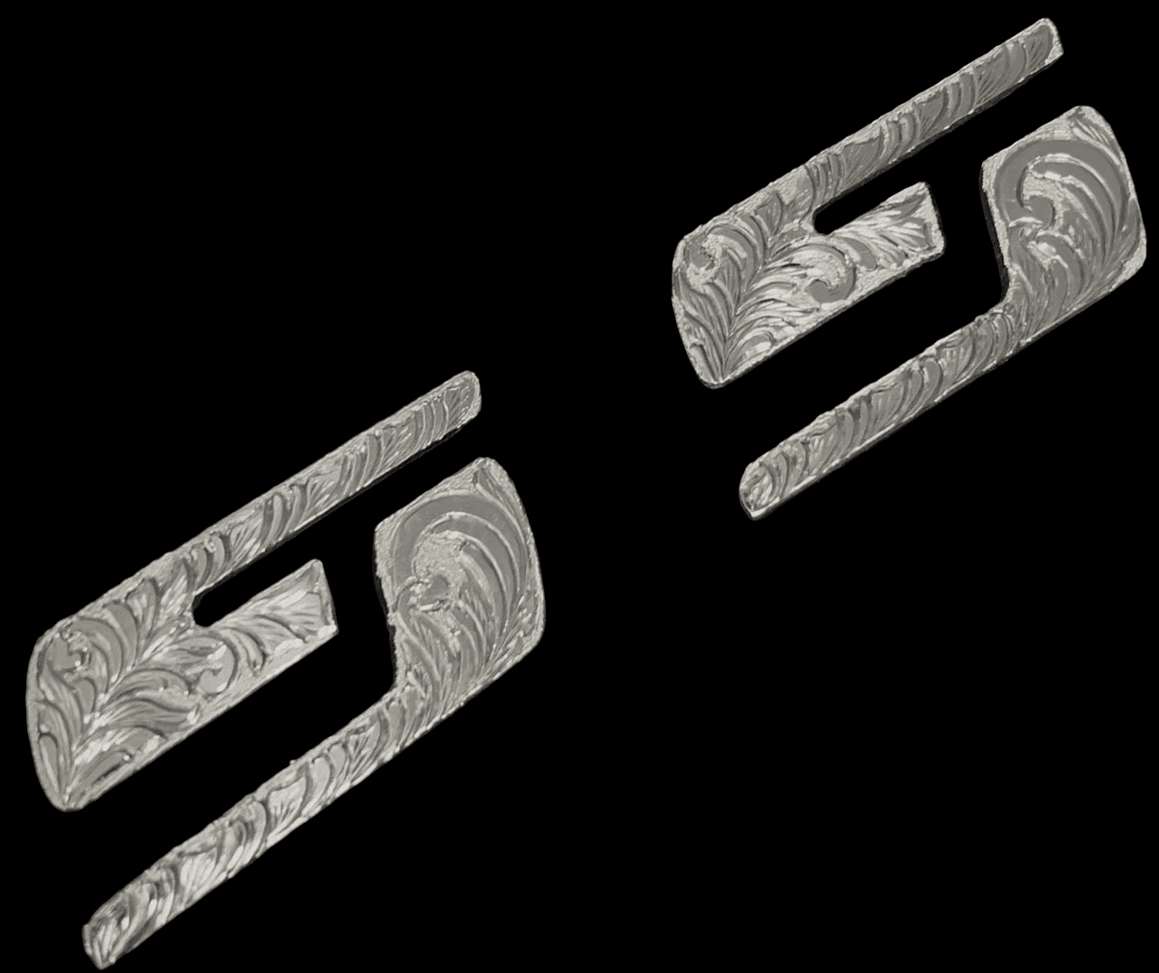 Premium Custom Engraved SS Badge emblem billet - Hand-Etched Automotive Art