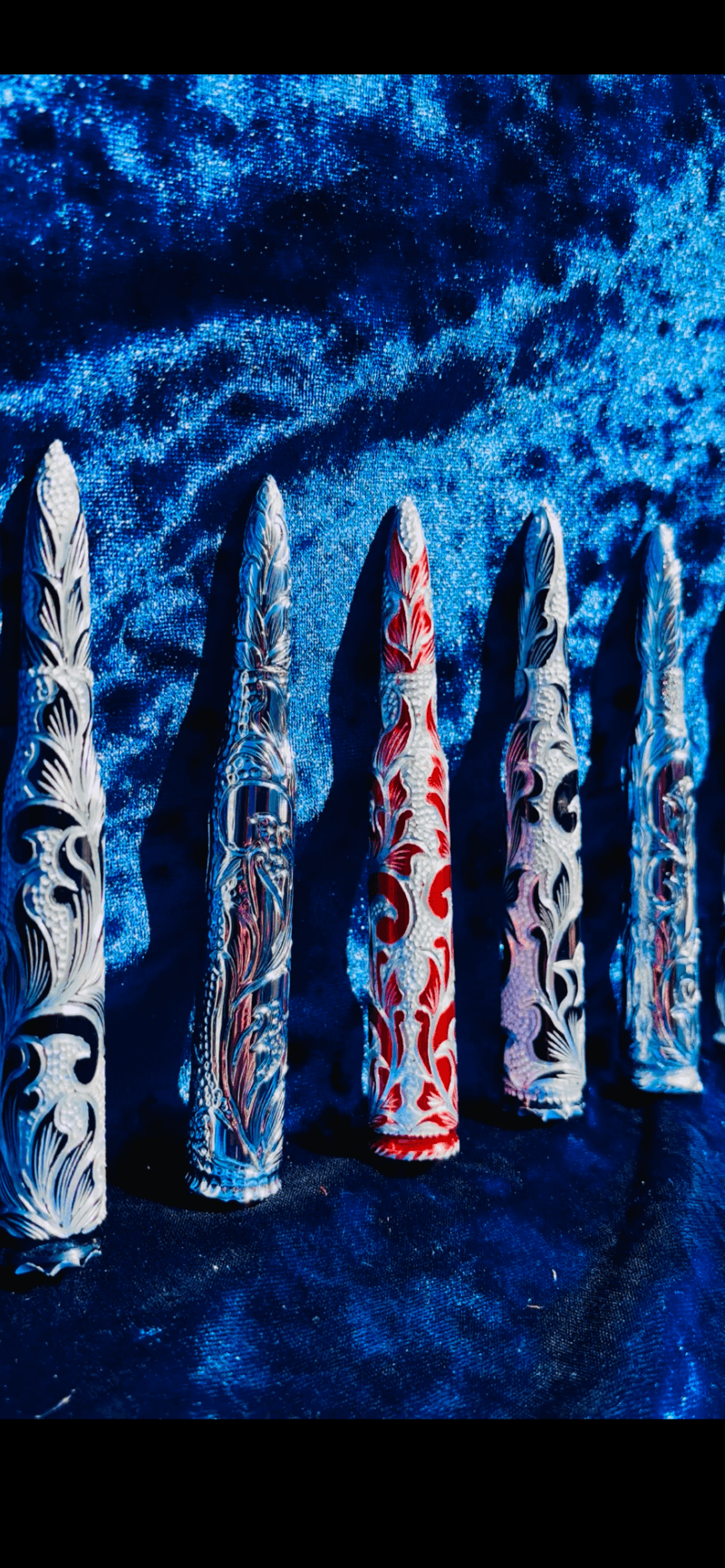 Premium Custom Engraved Bullets Antenna - Hand-Etched Automotive Art