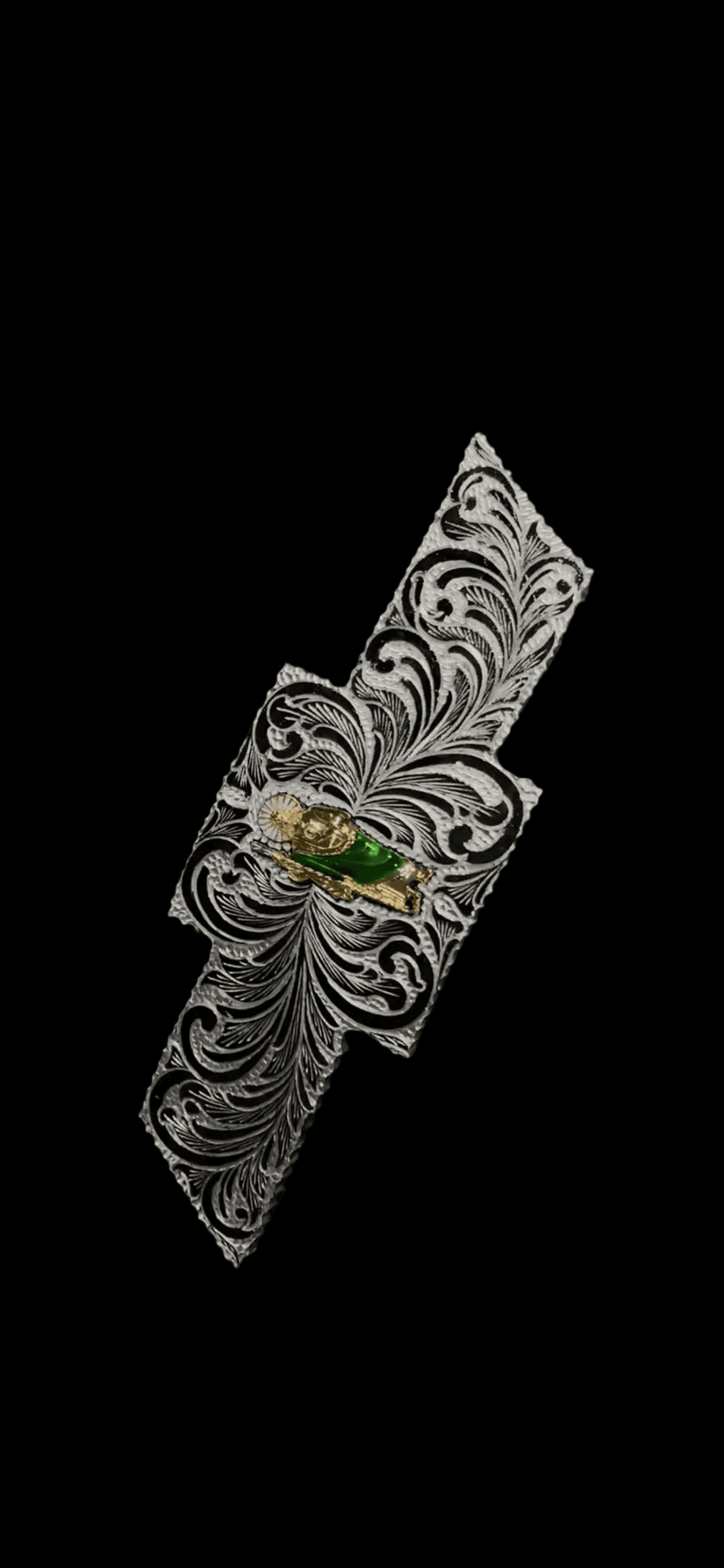 Premium Custom Engraved San Judas Chevy emblem - Hand-Etched Automotive Art