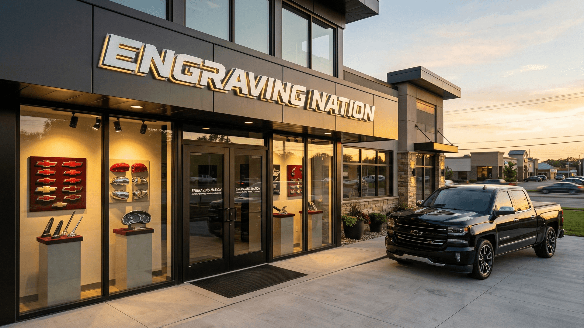 The Midnight Silverado - Custom Engraved Chevy build