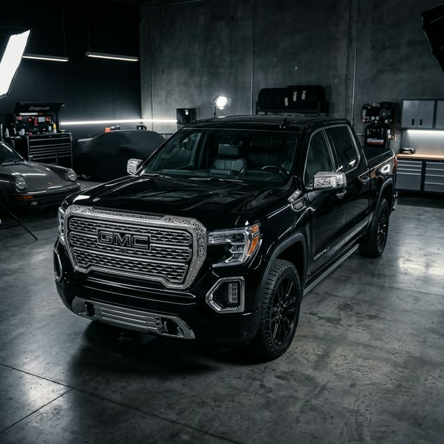 Premium custom engraved GMC truck