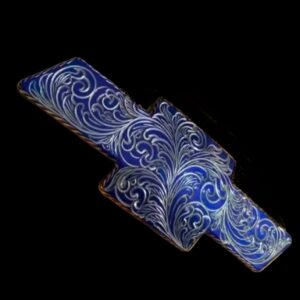 Blue front Engraved Chevy